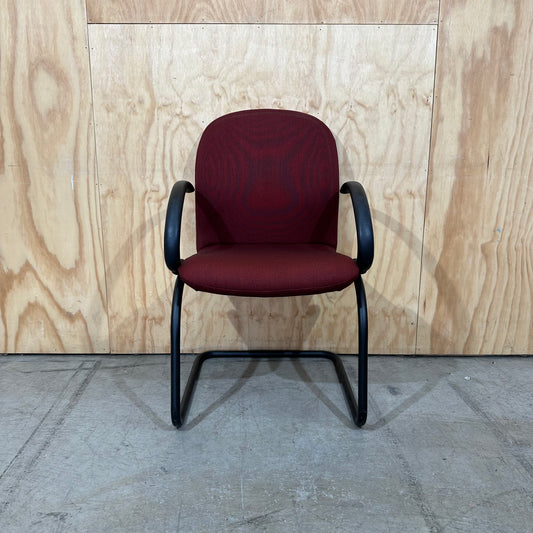 Red Cantilever Visitor Chair