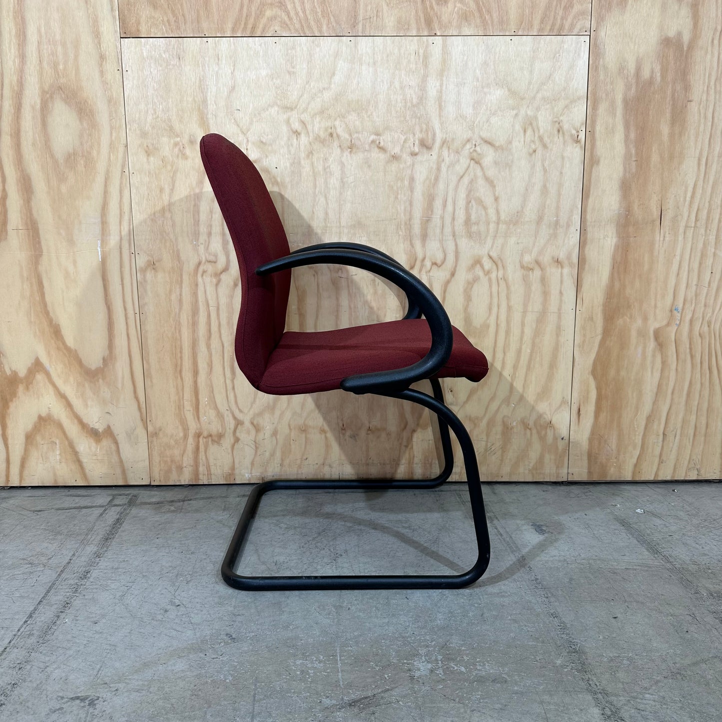 Red Cantilever Visitor Chair