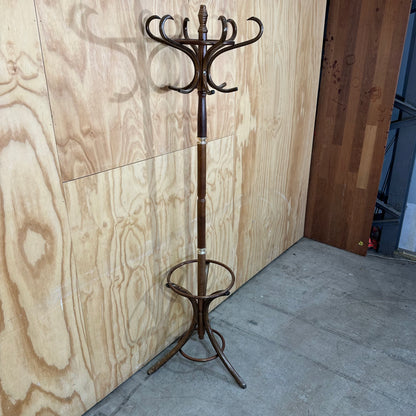 Wooden Vintage Coat Rack