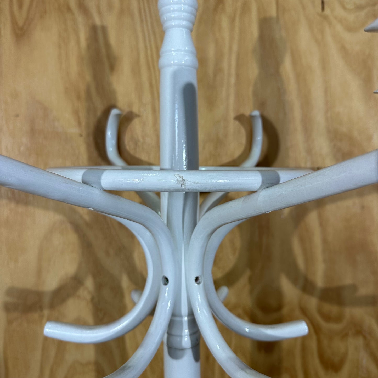 White Vintage Coat Rack
