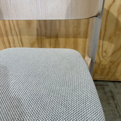 Fornasarig Wolfgang Wood Chair with Upholstered Seat