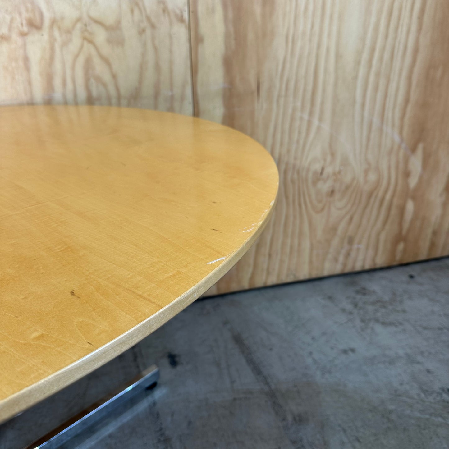 Round Table with Cable Management Hole