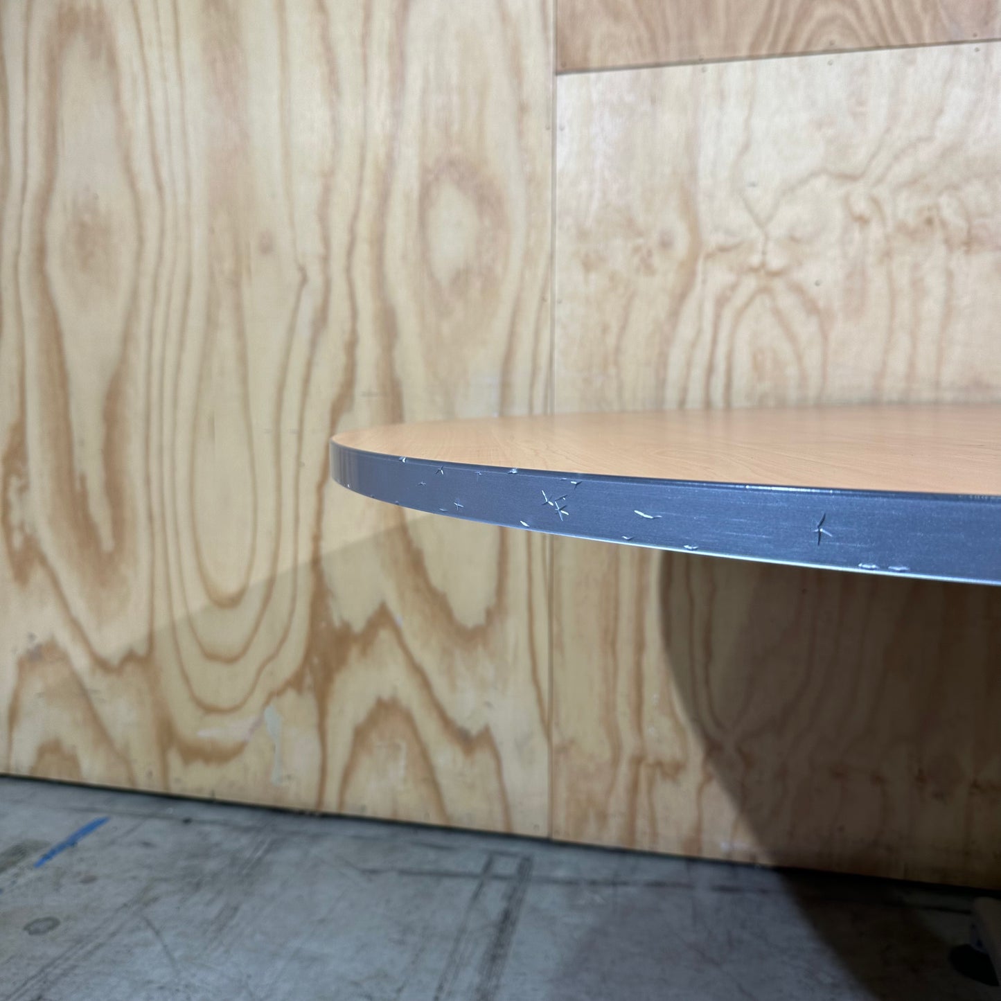 Round Table with Grey Legs