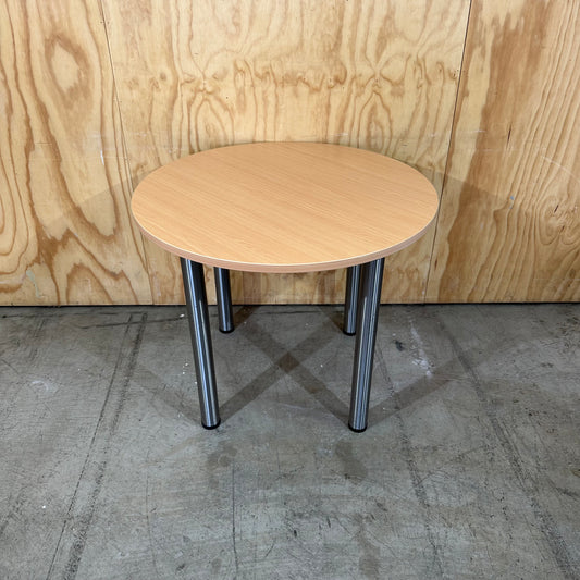 Round Table on Chrome Legs
