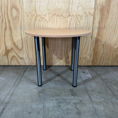 Round Table on Chrome Legs