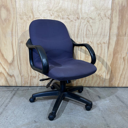 Purple Waffle Fabric Task Chair
