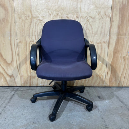 Purple Waffle Fabric Task Chair
