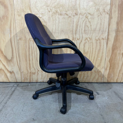 Purple Waffle Fabric Task Chair