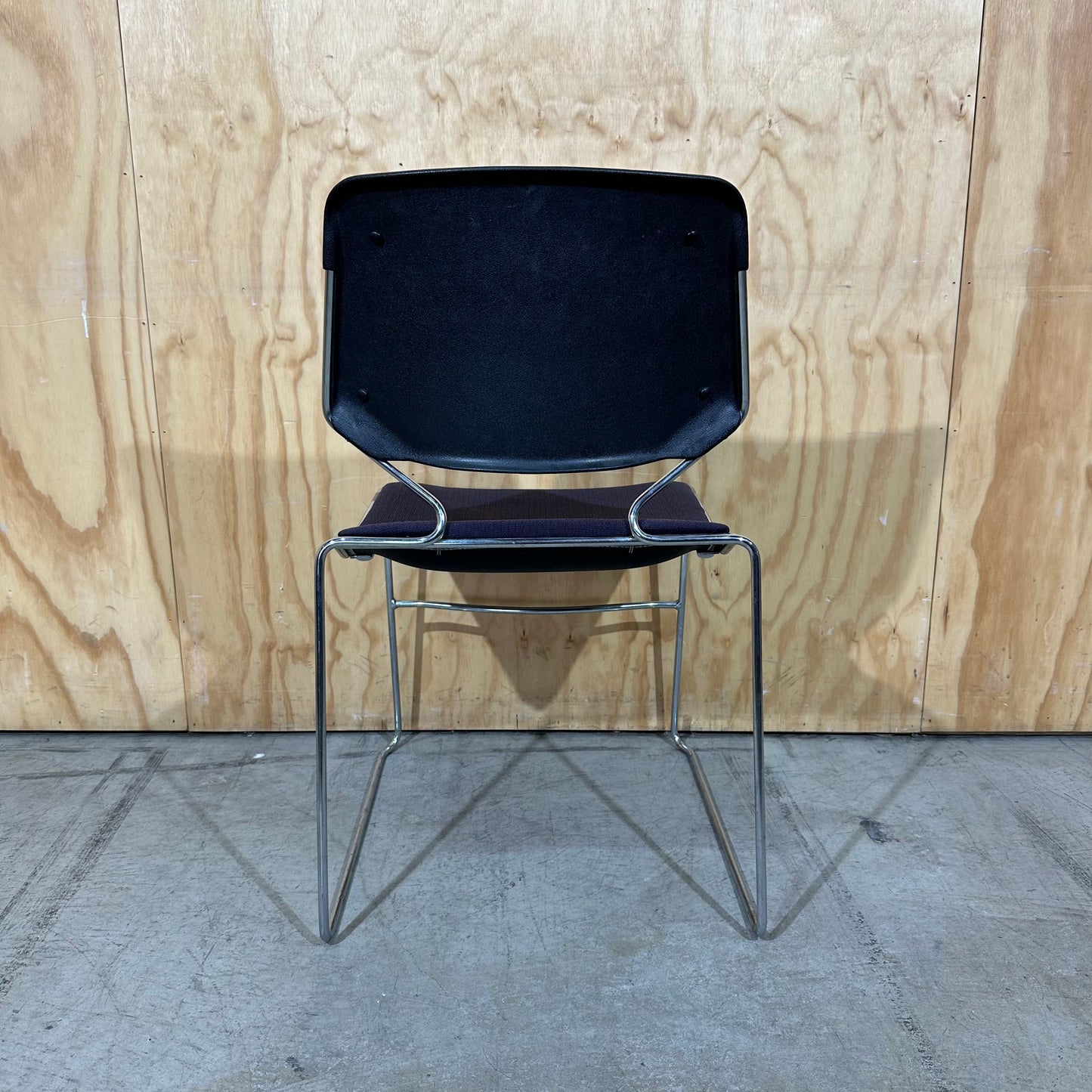 Purple Stem Matrix Stackable Chair