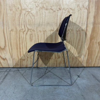 Purple Stem Matrix Stackable Chair