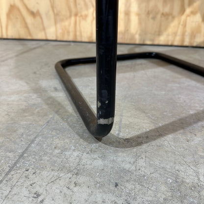 Teal Sled Leg Visitor Chair