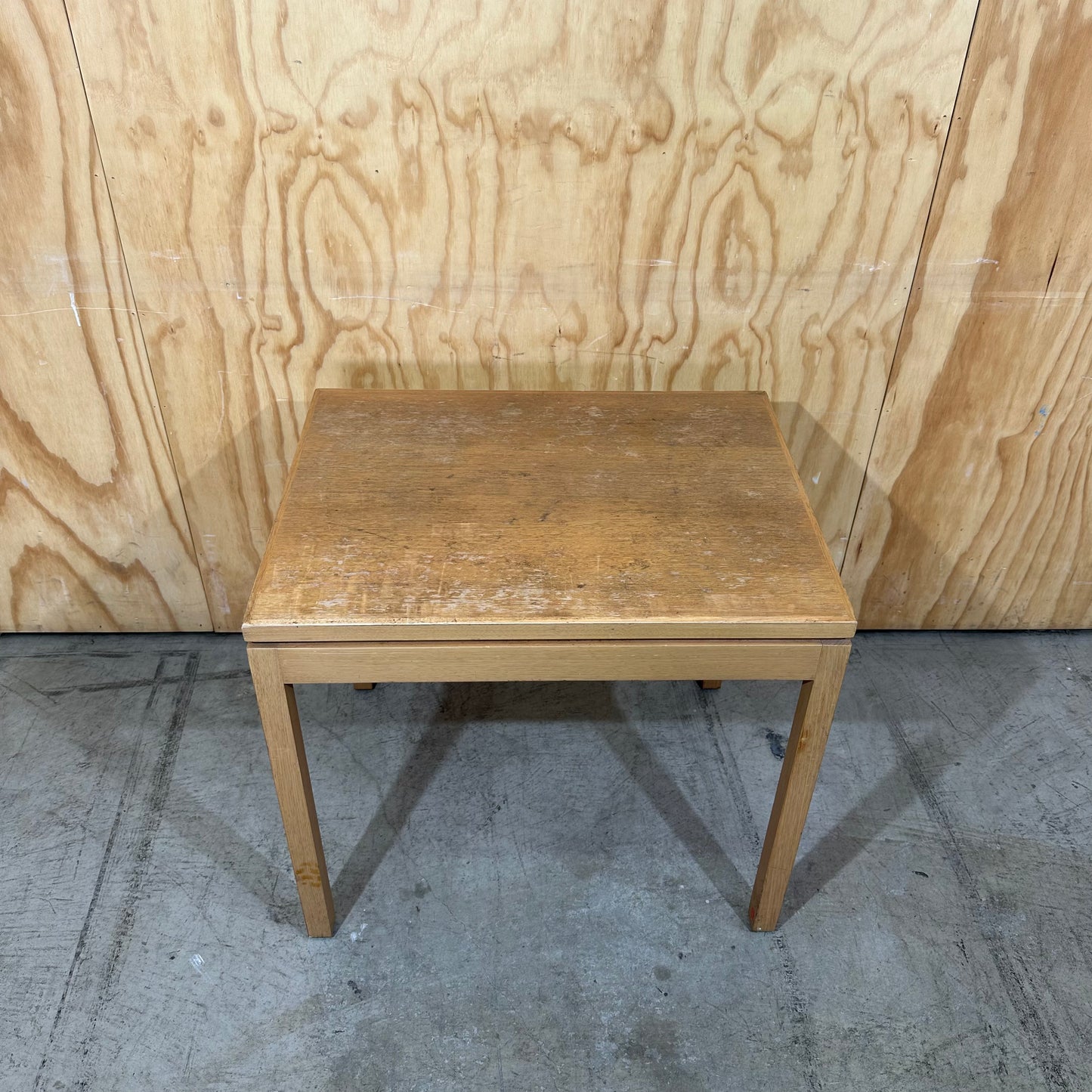 Mid Century Modern Oak Square Coffee Table