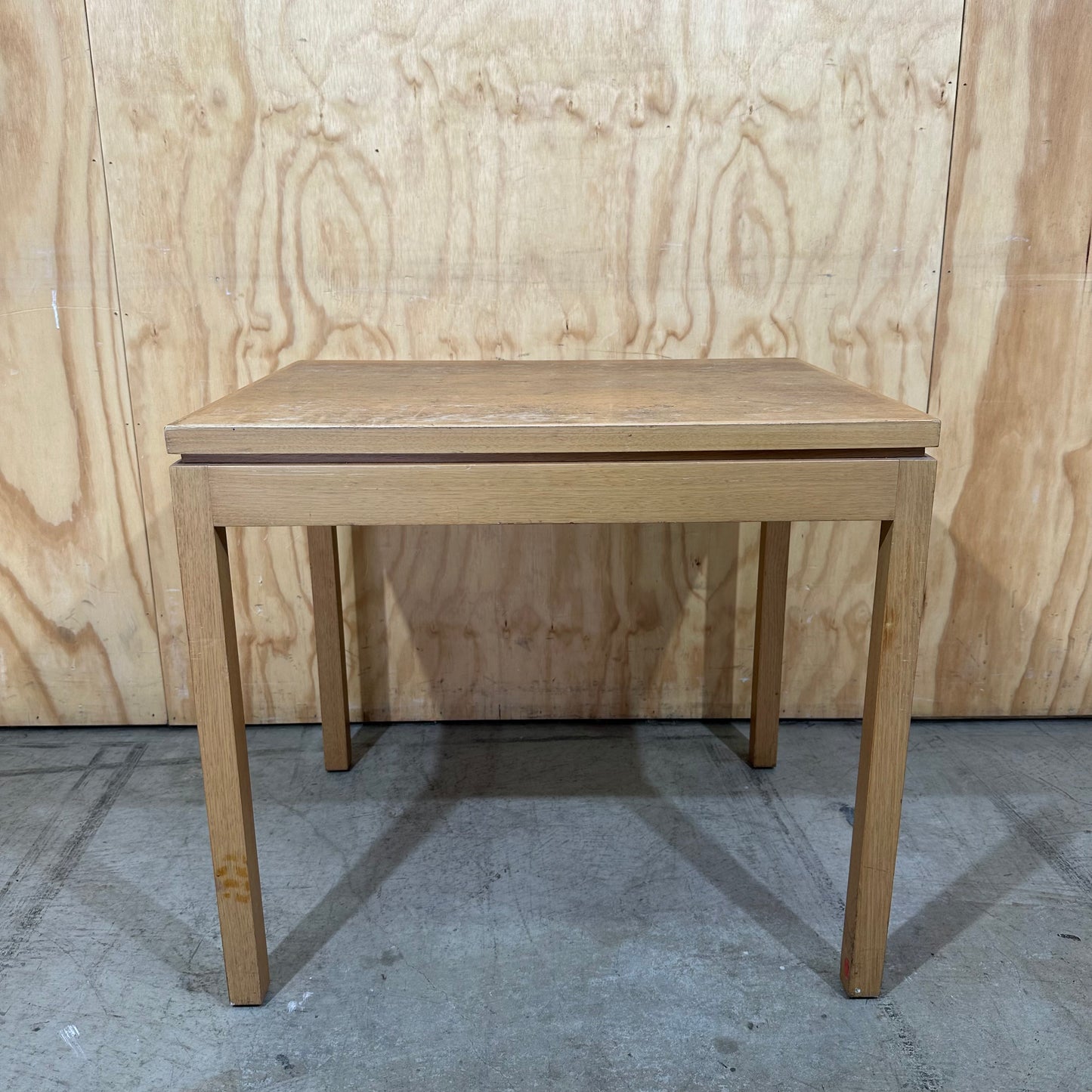 Mid Century Modern Oak Square Coffee Table