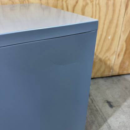 Grey Three Drawer Pedestal