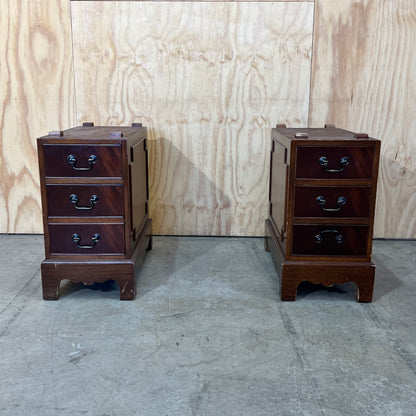 Georgian Style Twin Pedestal Desk, Circa 1930s