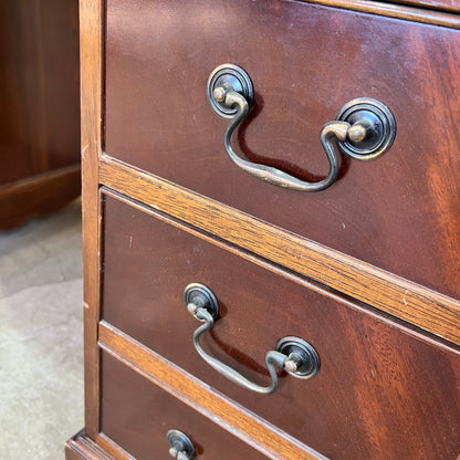 Georgian Style Twin Pedestal Desk, Circa 1930s