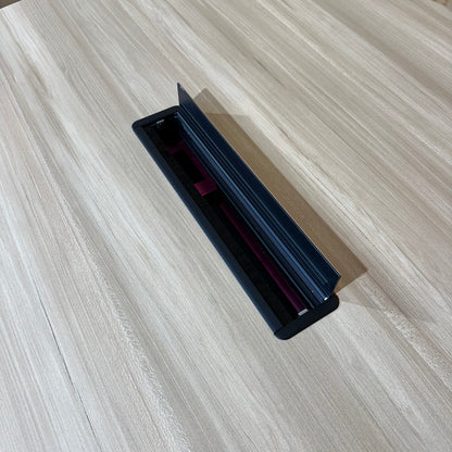 Circular Boardroom Table with Oak Laminate