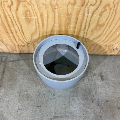 Grey Plastic Plant Pot