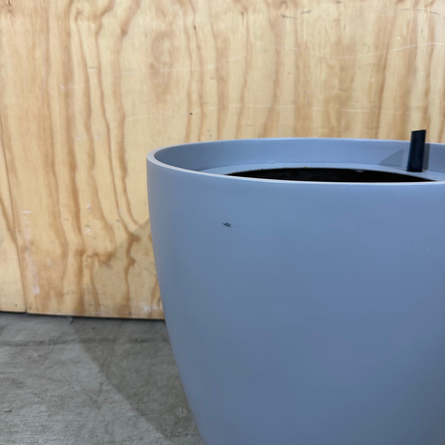 Grey Plastic Plant Pot