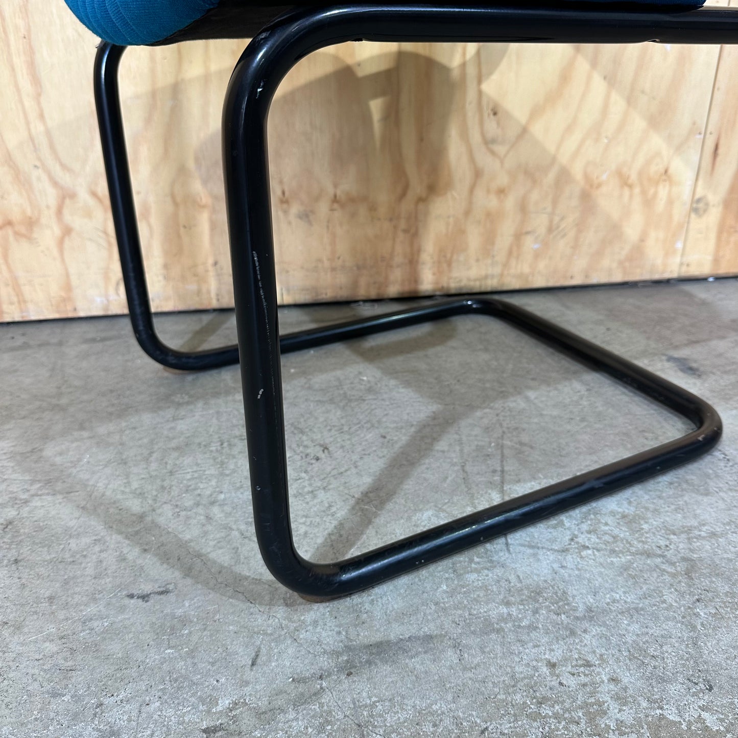 Teal Cantilever Chair