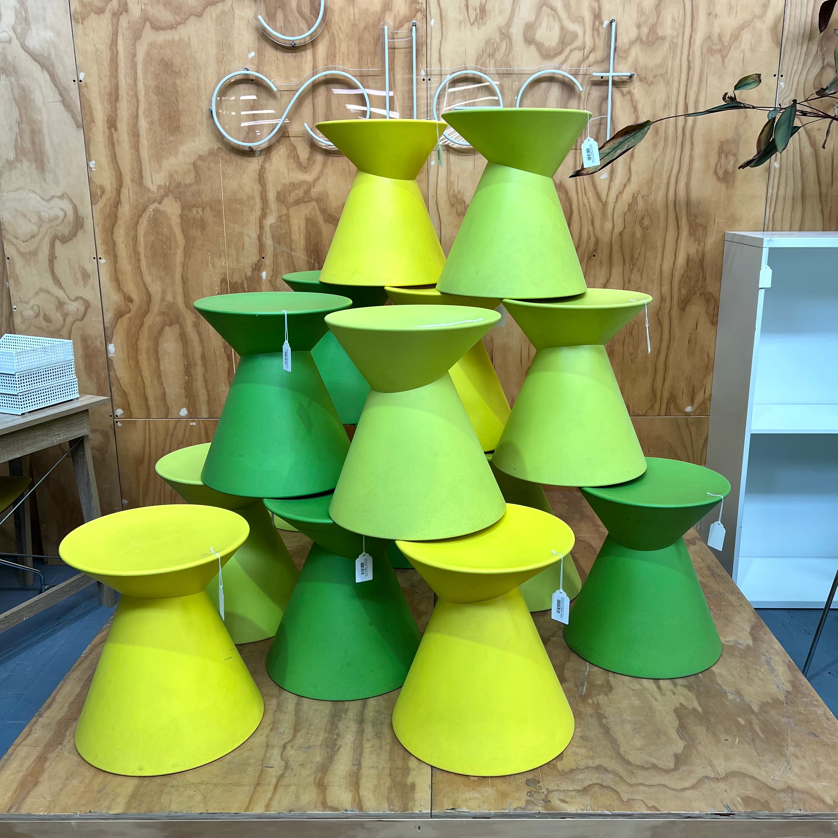 Lala Stool by Helen Kontouris for Schiavello – Green Collect