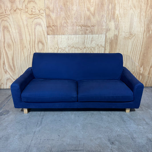 Wide Sofa in Blue