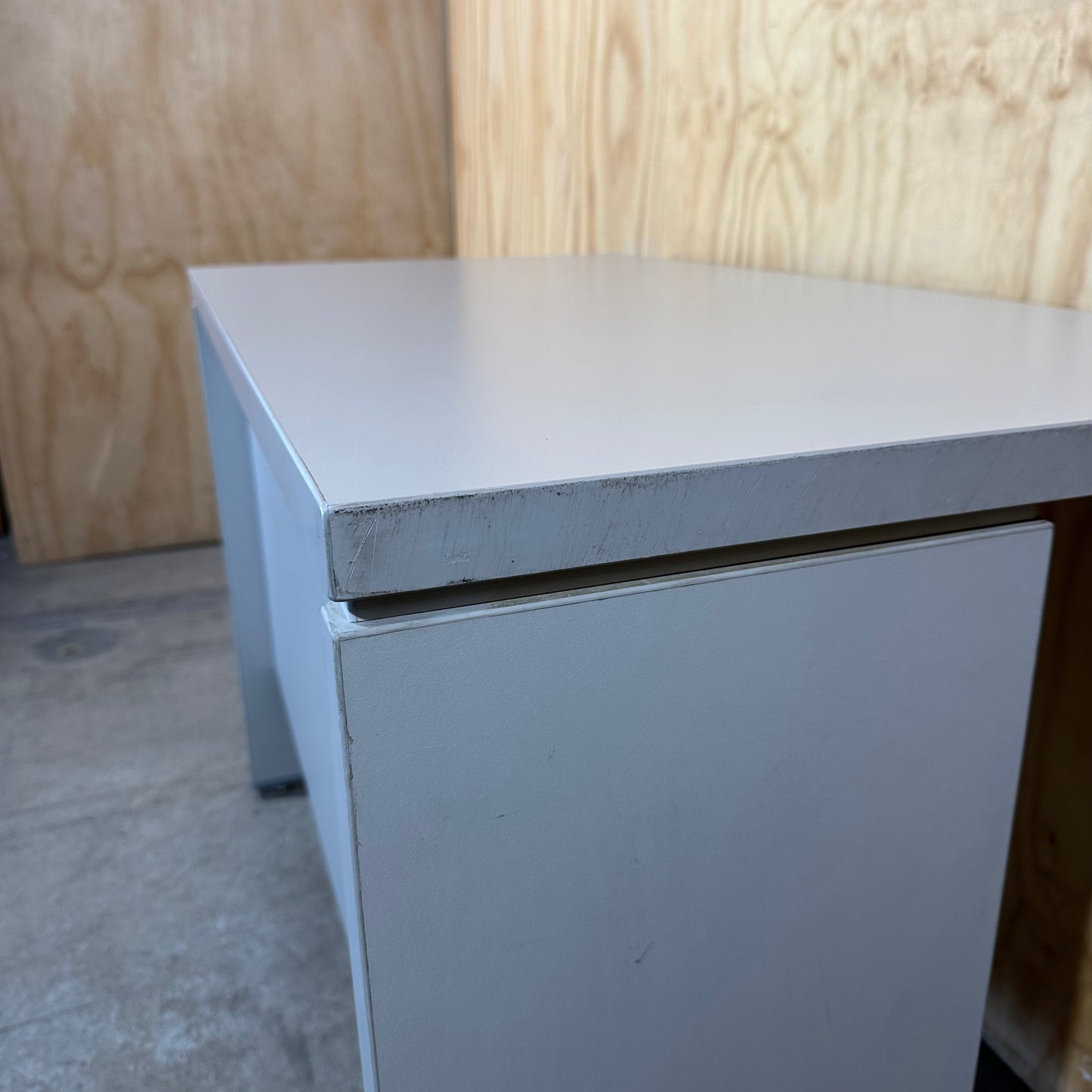 Small Grey Desk