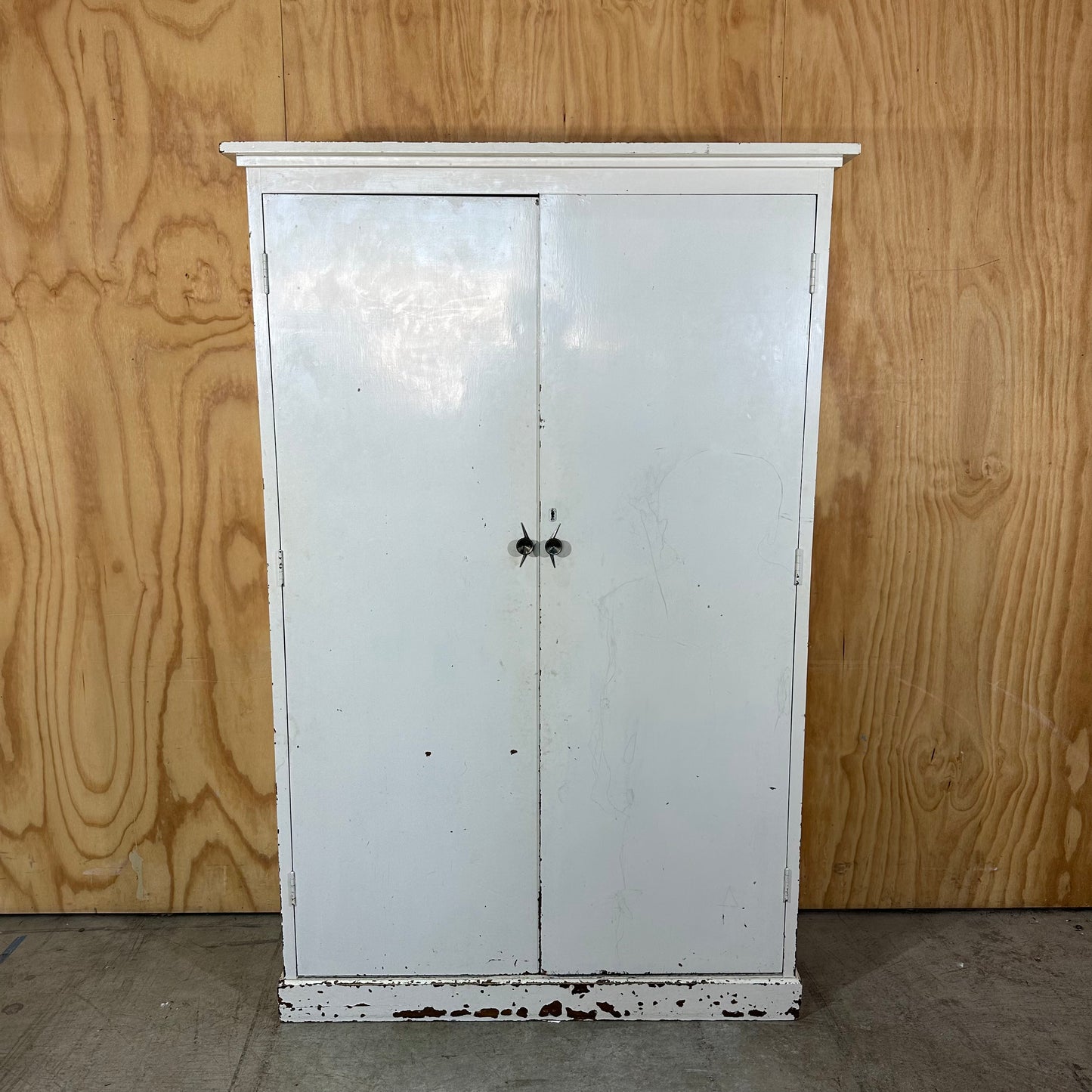 Mid-Century Painted Timber Storage Cupboard
