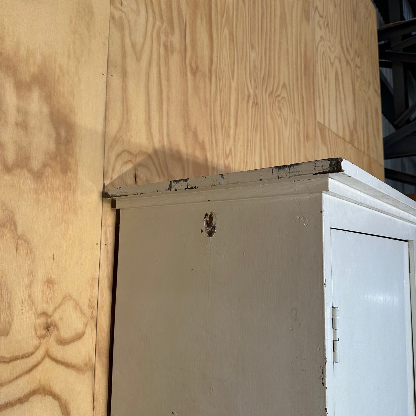 Mid-Century Painted Timber Storage Cupboard