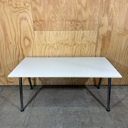 IKEA Galant Desk | White & Chrome