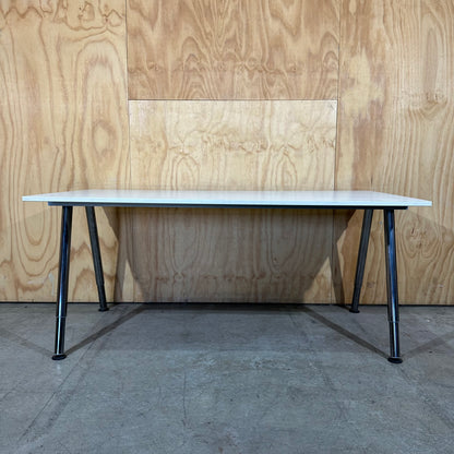 IKEA Galant Desk | White & Chrome