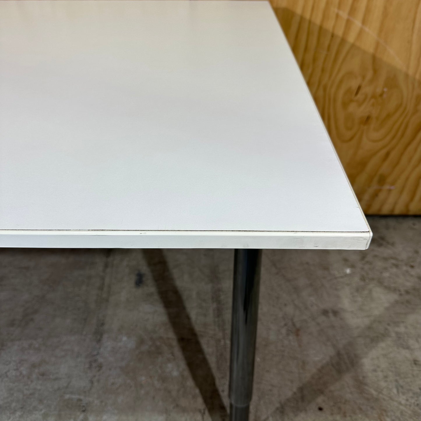 IKEA Galant Desk | White & Chrome