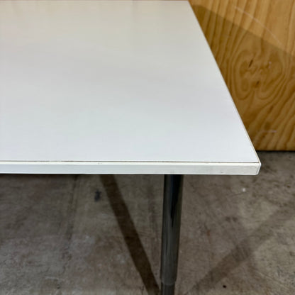 IKEA Galant Desk | White & Chrome