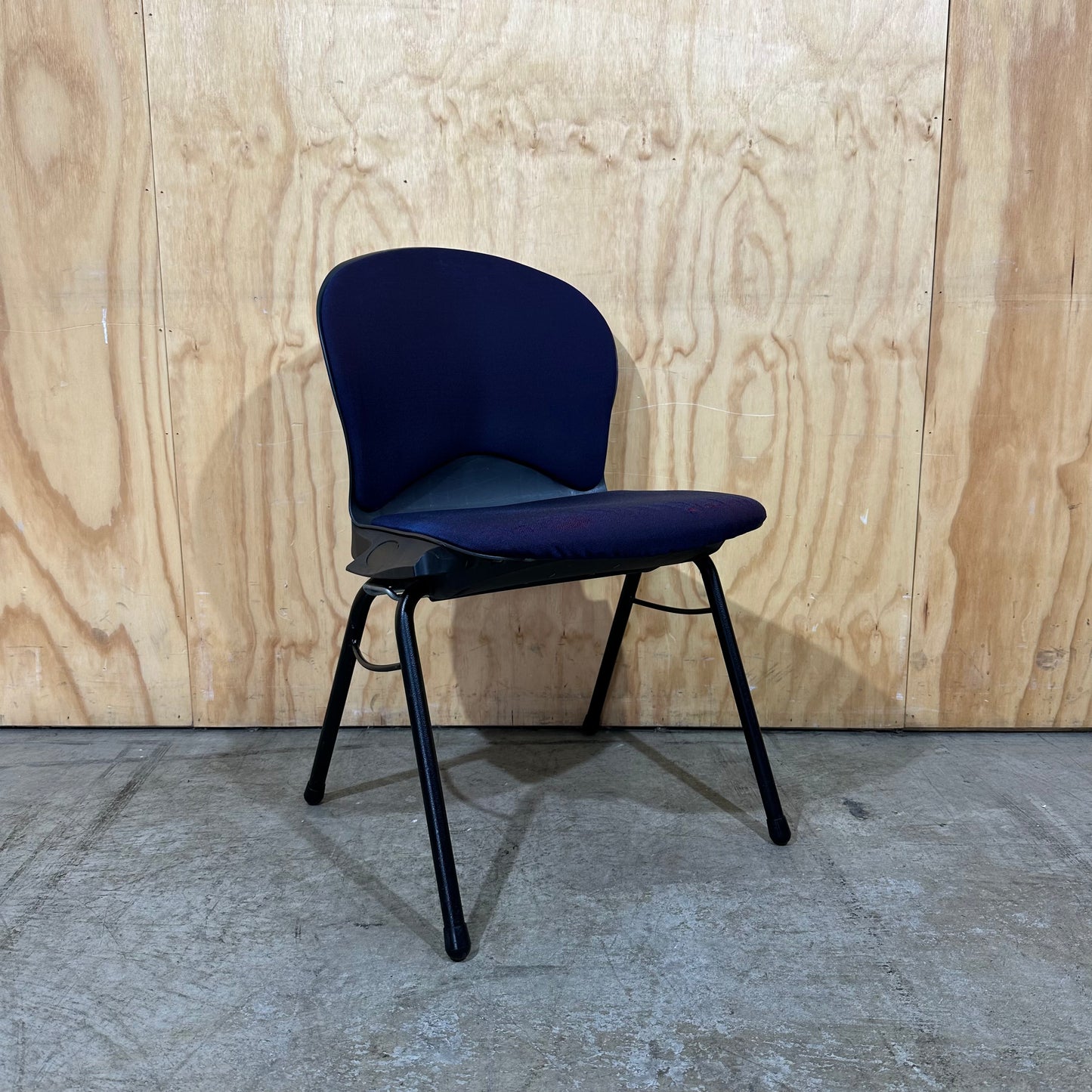 Purple Fabric Visitor Chair