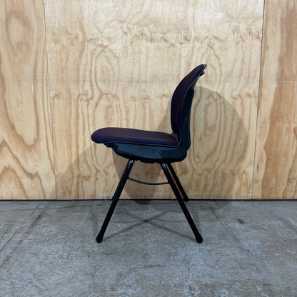 Purple Fabric Visitor Chair
