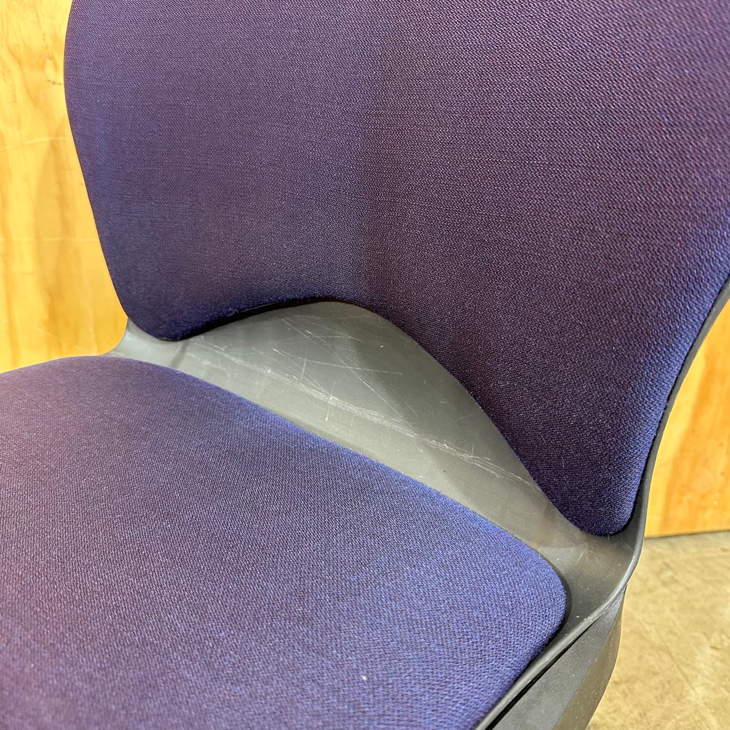 Purple Fabric Visitor Chair