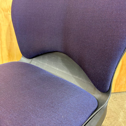 Purple Fabric Visitor Chair