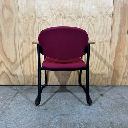Red Pluto Visitor Chair