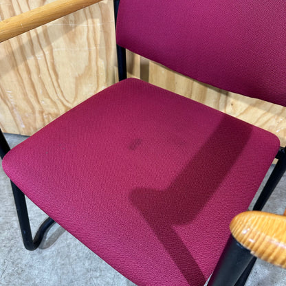 Red Pluto Visitor Chair