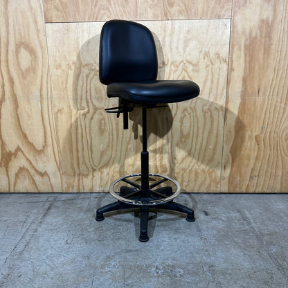 Black Turnco Baron Specialised Drafting Chair no Wheels