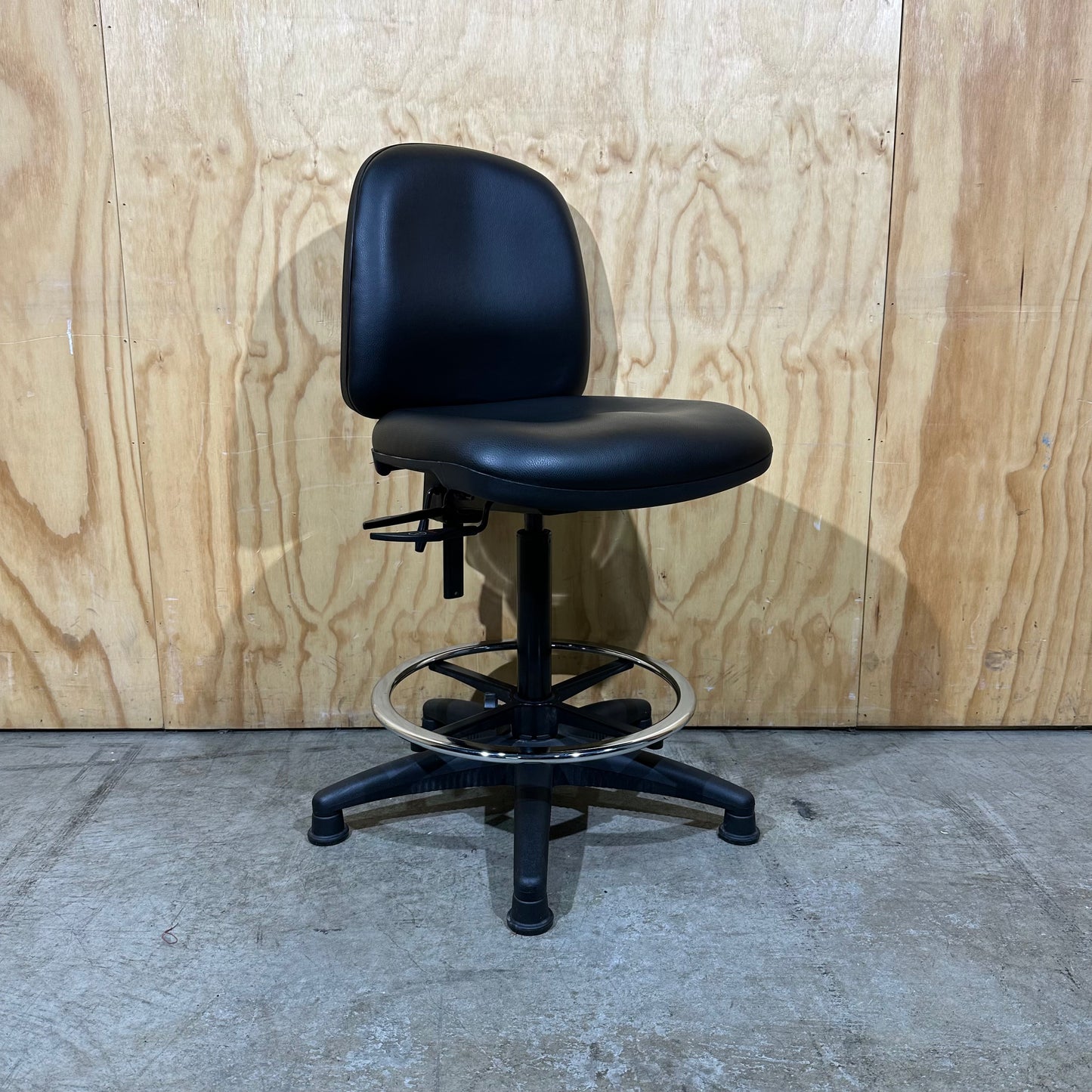 Black Turnco Baron Specialised Drafting Chair no Wheels