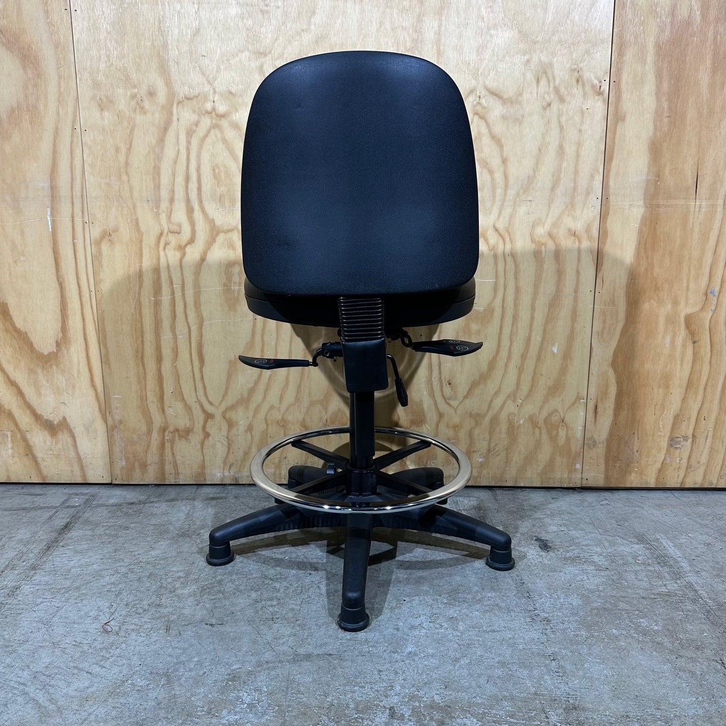 Black Turnco Baron Specialised Drafting Chair no Wheels