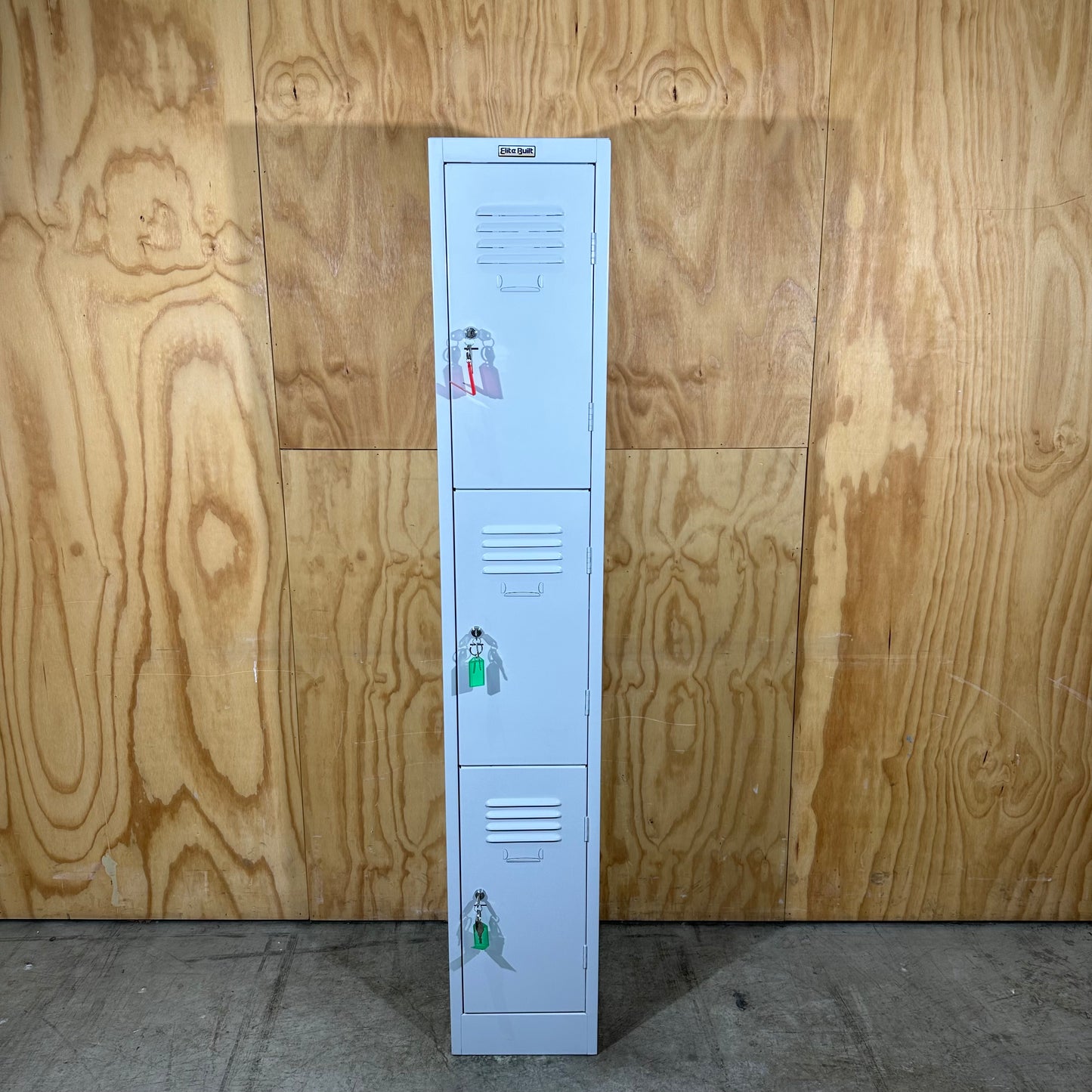 Grey Elitebuilt 3 Door Locker