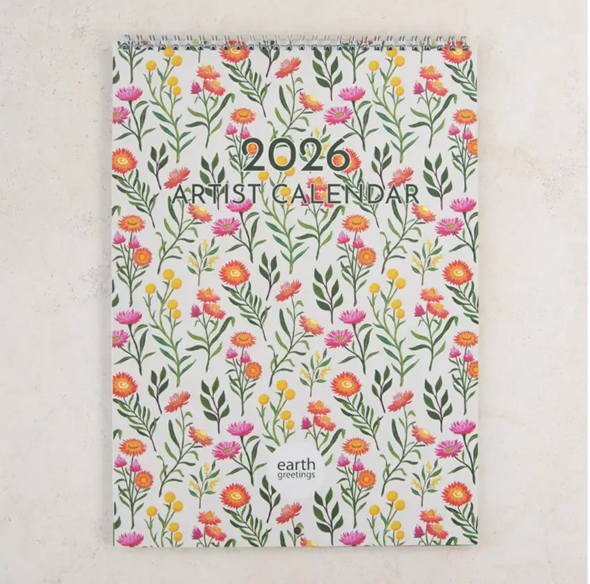 Earth Greetings Artist Calendar 2026