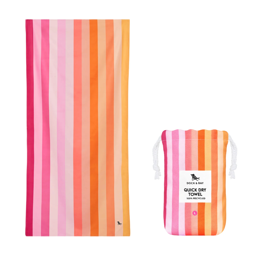 Dock & Bay Beach Towel Summer Collection - L