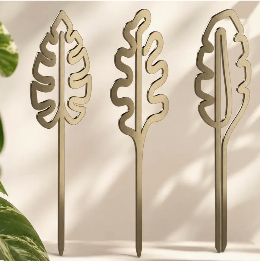We the Wild Grow Pole - Brass