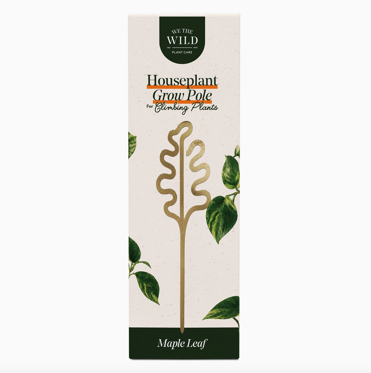We the Wild Grow Pole - Brass