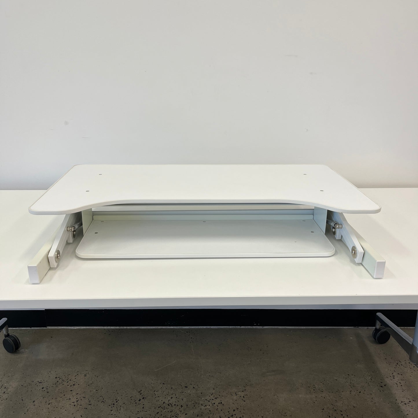 Adjustable Standing Desk Riser - White