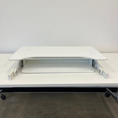 Adjustable Standing Desk Riser - White