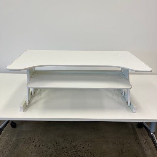 Adjustable Standing Desk Riser - White